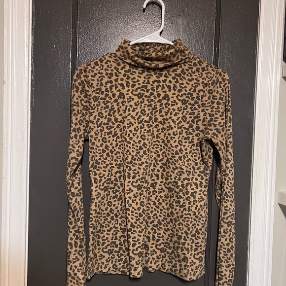 Style & Co. Sweaters - Leopard Print Turtleneck